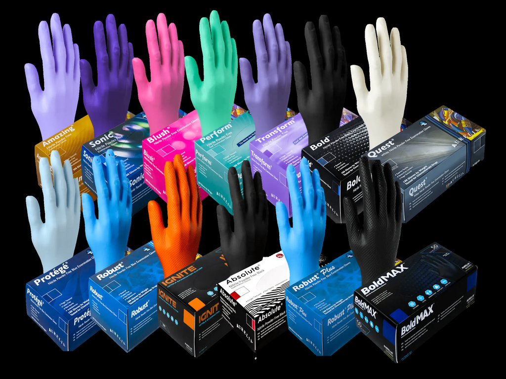 AURELIA® SKIN-FRIENDLY, ACCELERATOR-FREE NITRILE EXAM GLOVES